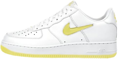 Nike Air Force 1 (Ones) 1997 Low White / Goldenrod