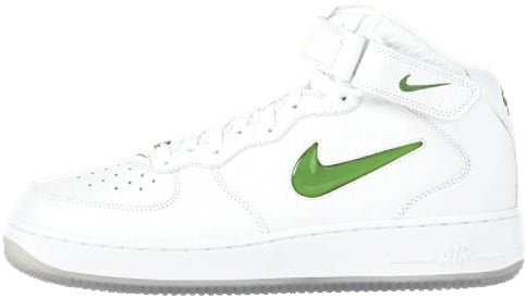 Nike Air Force 1 (Ones) 1997 Mid CL White / Apple Green