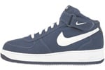 Nike Air Force 1 (Ones) 1998 Mid Canvas Midnight Navy / White