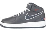 Nike Air Force 1 (Ones) 1998 Mid SC USA Obsidian / Obsidian - White - Varsity Red