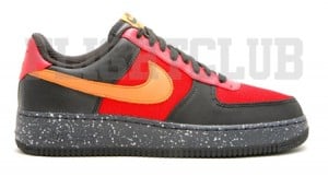 Nike Air Force 1 Premium – Varsity Red / Mandarin – Black – Anthracite