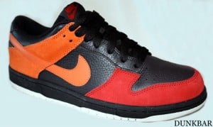 Nike Dunk Low CL – Tar / Max Orange – Varsity Red