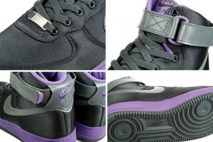 Nike Womens Air Force 1 High – Black / Anthracite – Varsity Purple