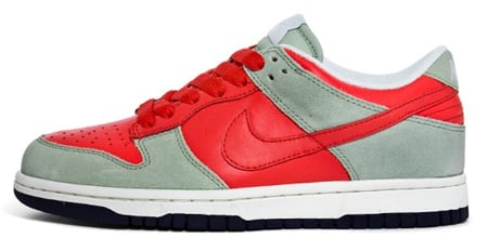 Nike Womens Dunk Low CL Chile – Grey / Red / White