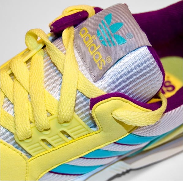 adidas ZX 9000 -  Yellow / Silver / Light Blue / Violet