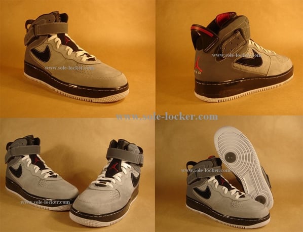 Air Jordan Force Fusion VI (6) - Stealth / Varsity Red - Light Graphite - White 