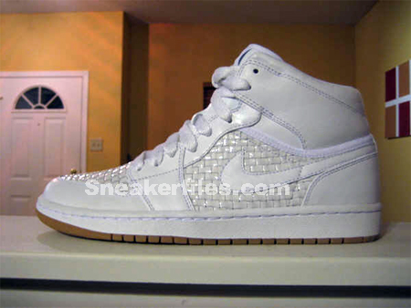 Air Jordan I (1) High Premier - White / Metallic Platinum 