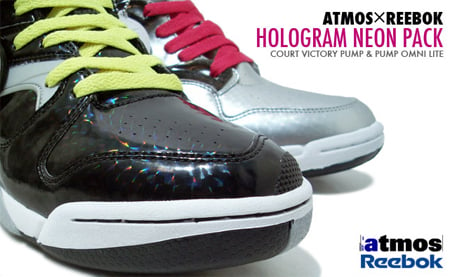 atmos x Reebok Hologram Neon Pack