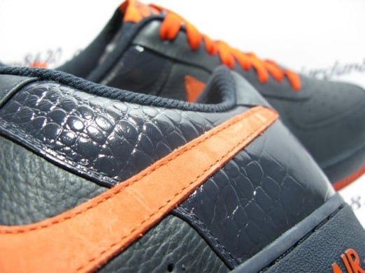 Nike Air Force 1 (One) Low - Navy Orange 4