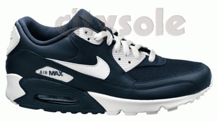 Nike Air Max 90 Dark Obsidian / White Released!