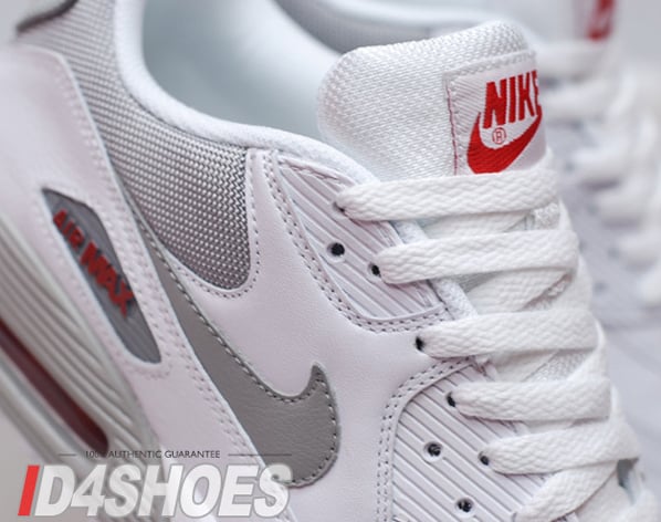 Nike Air Max 90 Quickstrike White Medium Grey Varsity Red