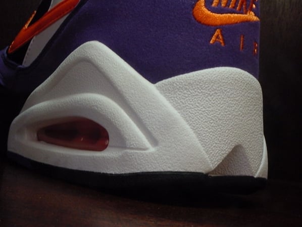 Nike Air Tailwind '92 - White / Orange Blaze / Varsity Purple - Black