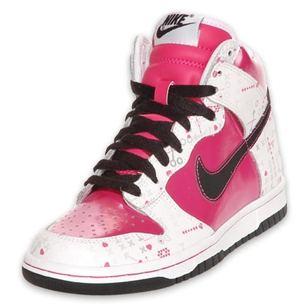 Nike Dunk High (GS) – White / Pink / Black | Valentine’s Day
