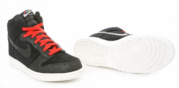 Nike Dunk High Premium - Black / White / Red