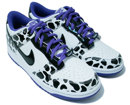 Nike Dunk Low GS – White / Black / Purple