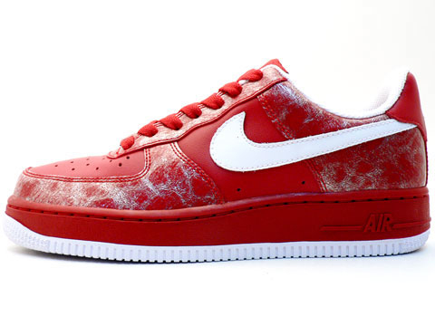 Nike Womens Air Force 1 - Red / White