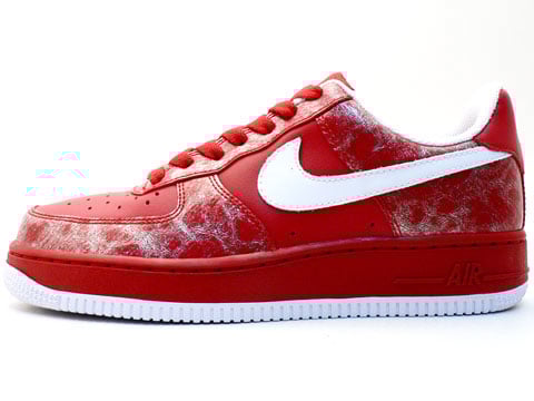 air force 1 red and white womens