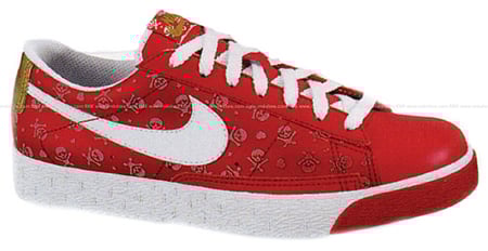 Nike Womens Blazer Low – Varsity Red / Gold