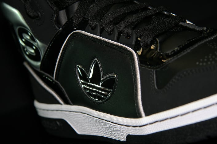 Adidas Ecstasy Mid - Black / Black / Metallic Silver