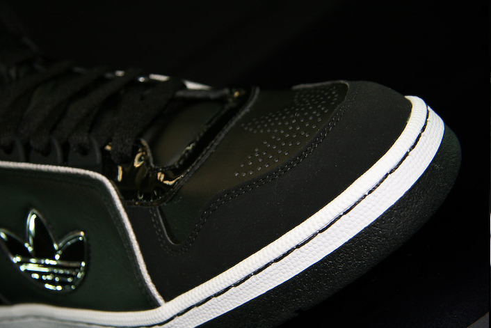 Adidas Ecstasy Mid - Black / Black / Metallic Silver