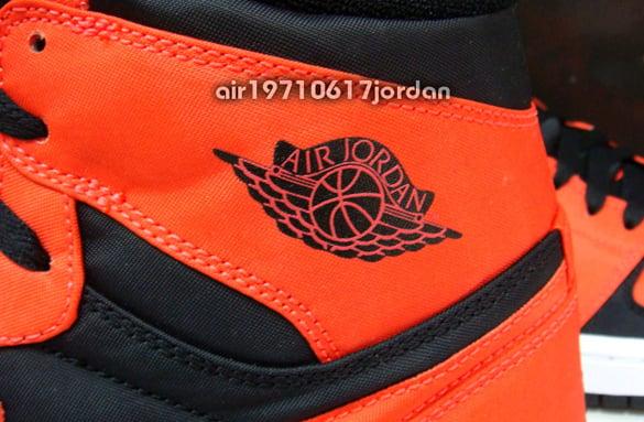 Air Jordan I (1) Retro High - Black / Max Orange - White