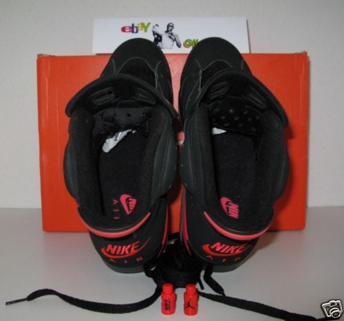 Air Jordan VI (6) Retro - Black / Infrared Sample
