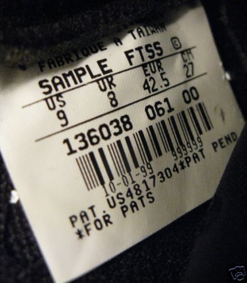 Air Jordan VI (6) Retro – Black / Infrared Sample