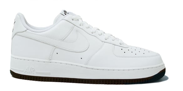 Nike Air Force 1 - White / White - Dark Obsidian