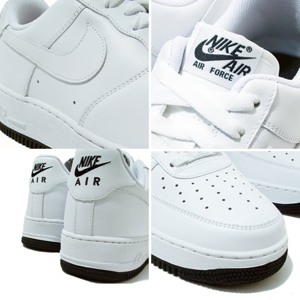 Nike Air Force 1 - White / White - Dark Obsidian