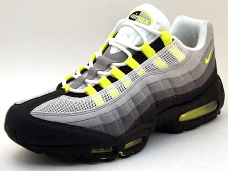 grey and yellow air max