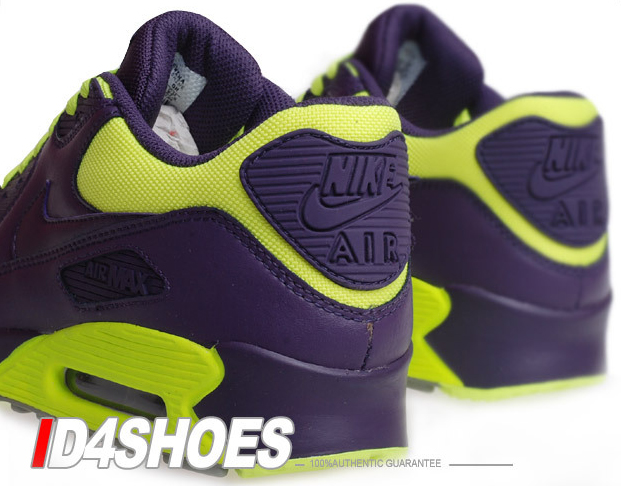 Nike Womens Air Max 90 - Abyss / Abyss - Volt