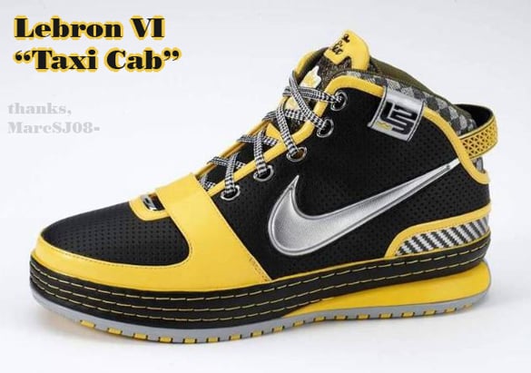 Nike Zoom Lebron VI (6) – Taxi Cab