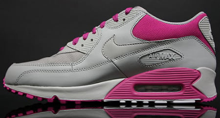 Too Cute: Nike Women's Air Max 90 Medium Grey/Rave Pink