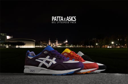 Patta x Asics Gel Lyte Speed Pack by Eric Elms, Delta & Parra
