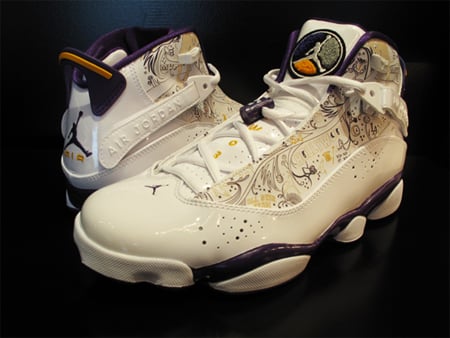 Release Reminder: Air Jordan Six Rings - White / Court Purple - Taxi - Silver