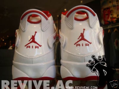 Richard Hamilton's Air Jordan 6 Rings Player Exclusive White/Varsity Red