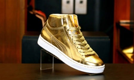 Undefeated x PUMA 24k Mid Gold Version