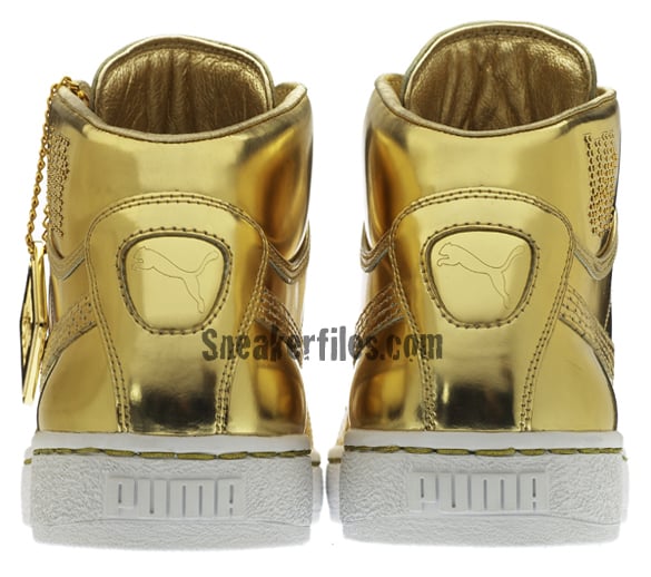 Undefeated x PUMA 24k Mid Gold