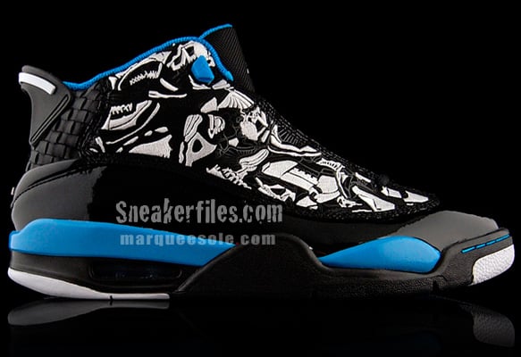 Air Jordan Dub Zero - Black / Laser Blue Air Jordan Dub Zero - Black / Laser Blue