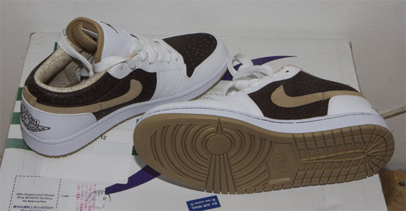 Air Jordan I (1) Low - Brown Cement Print