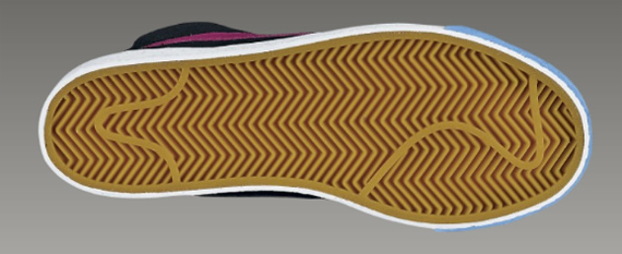 Nike 6.0 Womens Blazer Mid - Black / Rave Pink