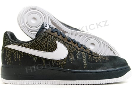 Nike Air Force 1 Low - Dark Navy / Black - White Nike Air Force 1 Low - Dark Navy / Black - White