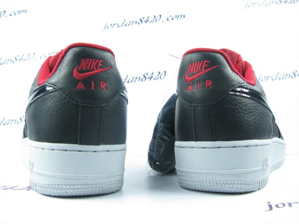 Nike Air Force 1  Premium '09 - Black / Varsity Red