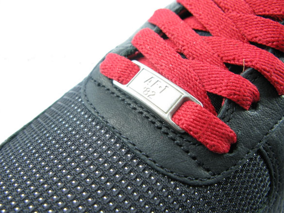 Nike Air Force 1  Premium '09 - Black / Varsity Red