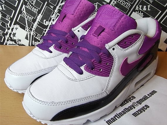 Nike Air Max 90 Sample - White / Purple / Black
