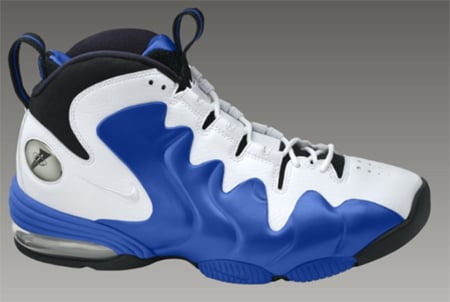 Nike Air Penny III (3) - White / White - Varsity Royal - Black
