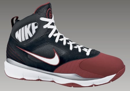 Nike Huarache ’09 – Black / White – Metallic Silver – Varsity Red