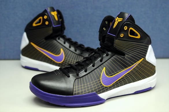 Nike Hyperdunk x Zoom Kobe IV (4) Hybrid - Los Angeles Lakers Away