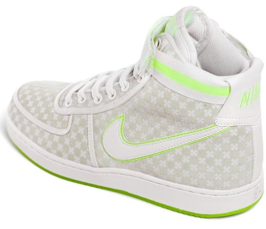 Nike Womens Vandal High Premium - Light Bone / White - Volt