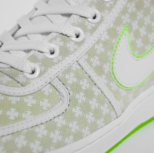 Nike Womens Vandal High Premium - Light Bone / White - Volt